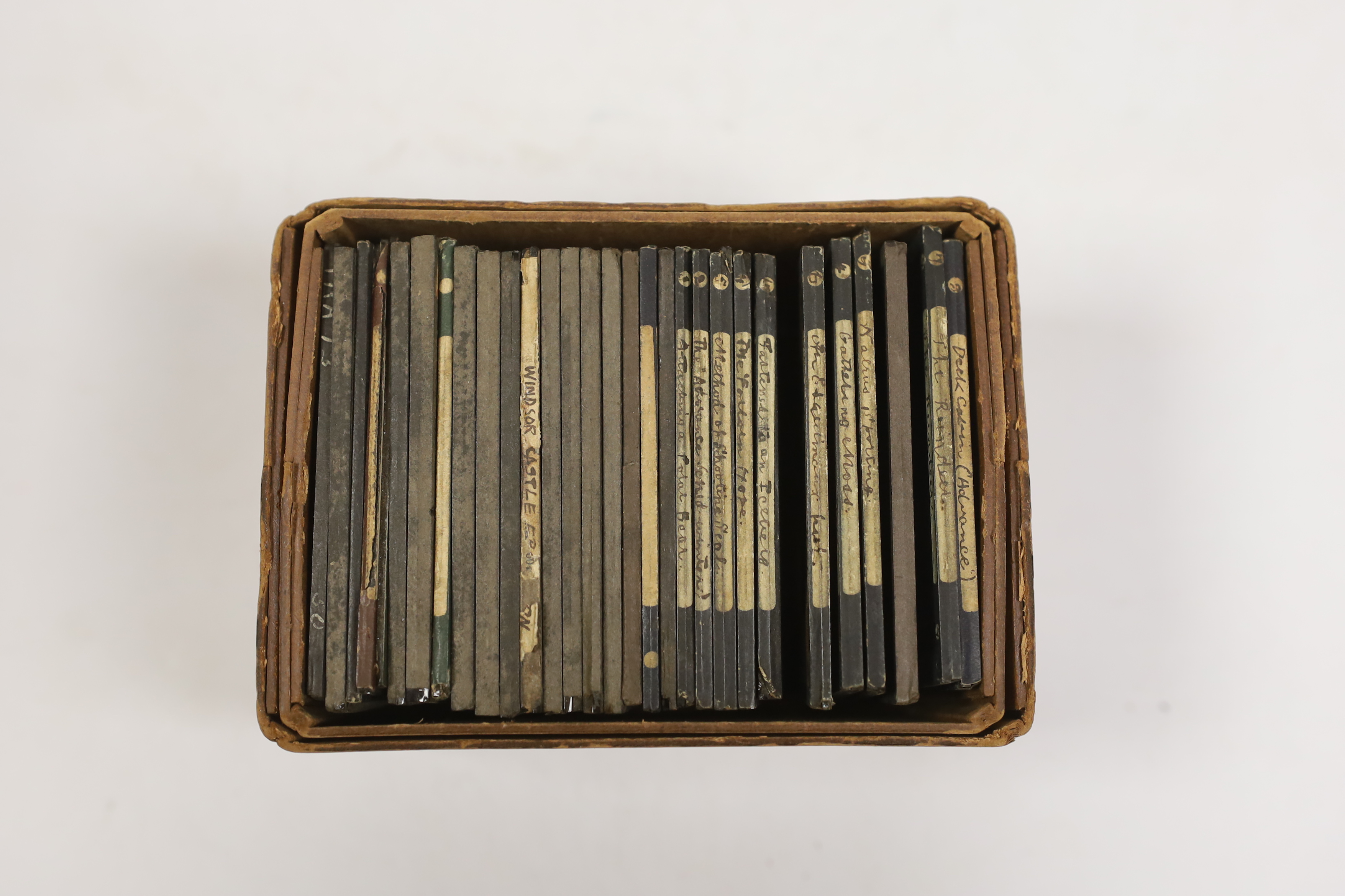 Thirty various Magic Lantern glass slides